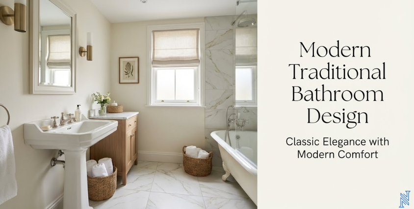 Modern Traditional Bathrooms