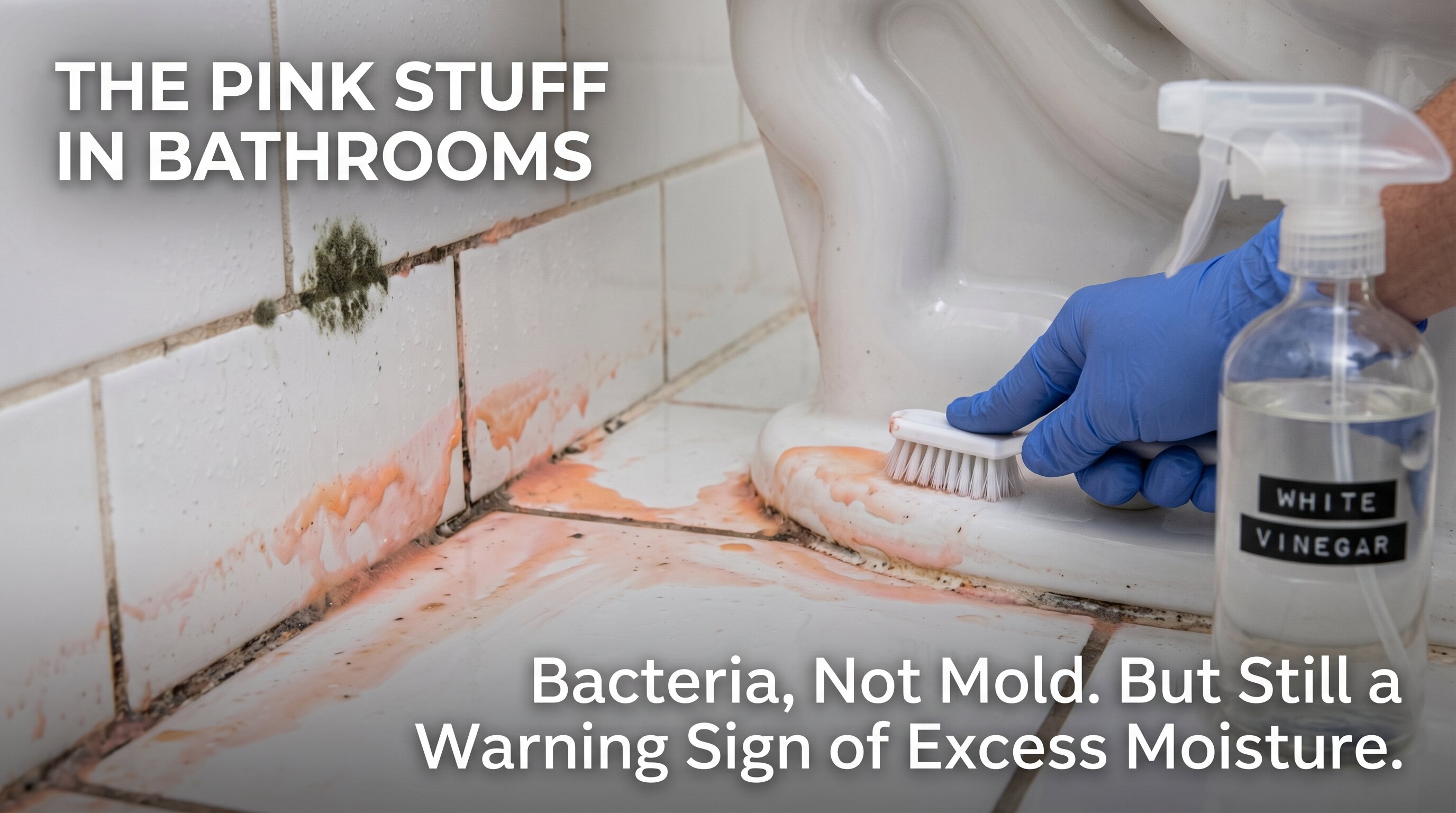 Pink Stuff bacteria warning sign