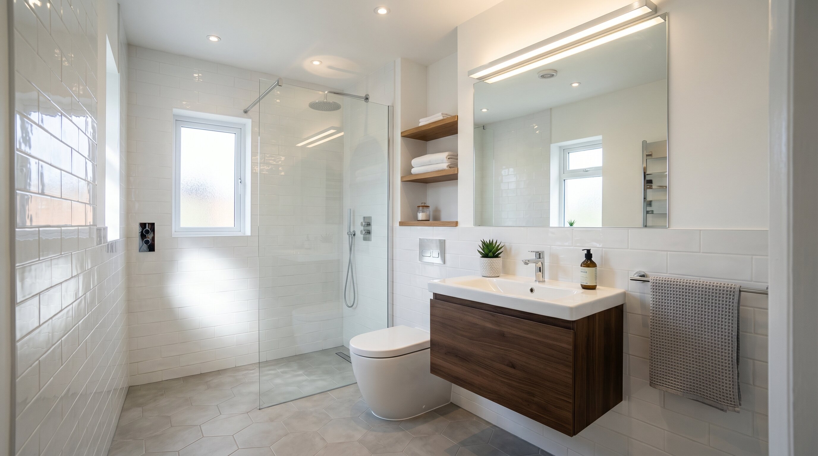 Small bathroom interior