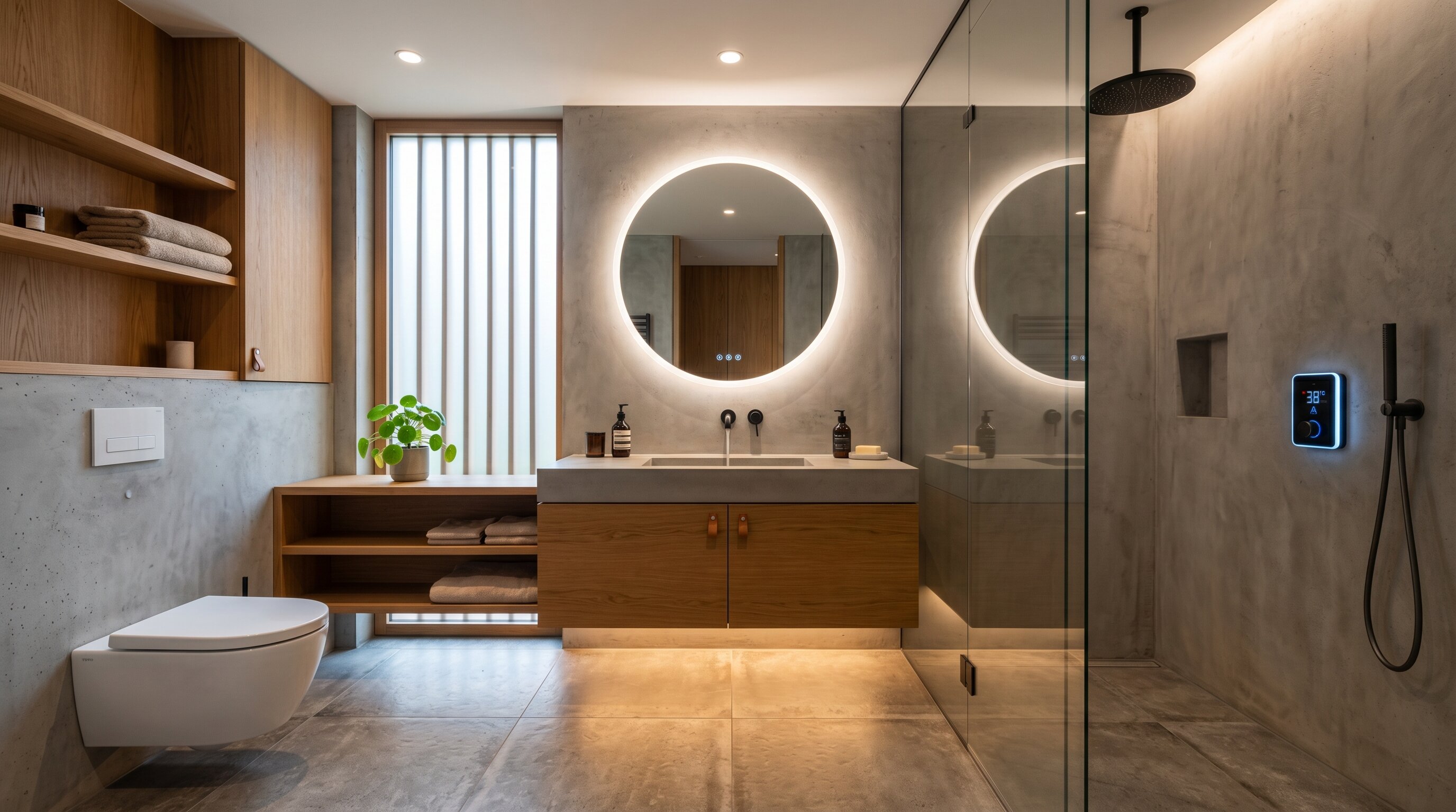 High end modern bathroom 