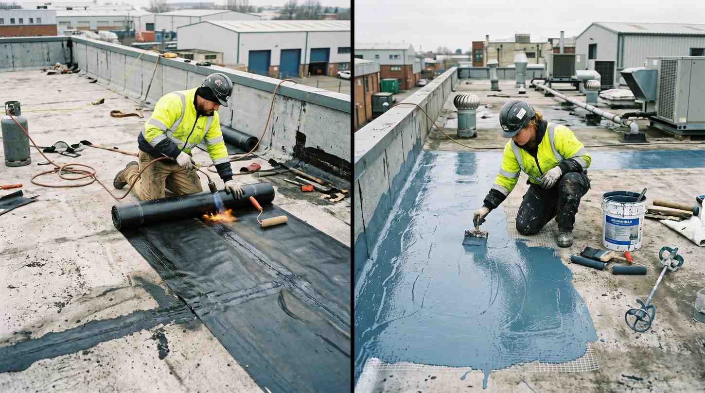 Liquid coating vs sheet