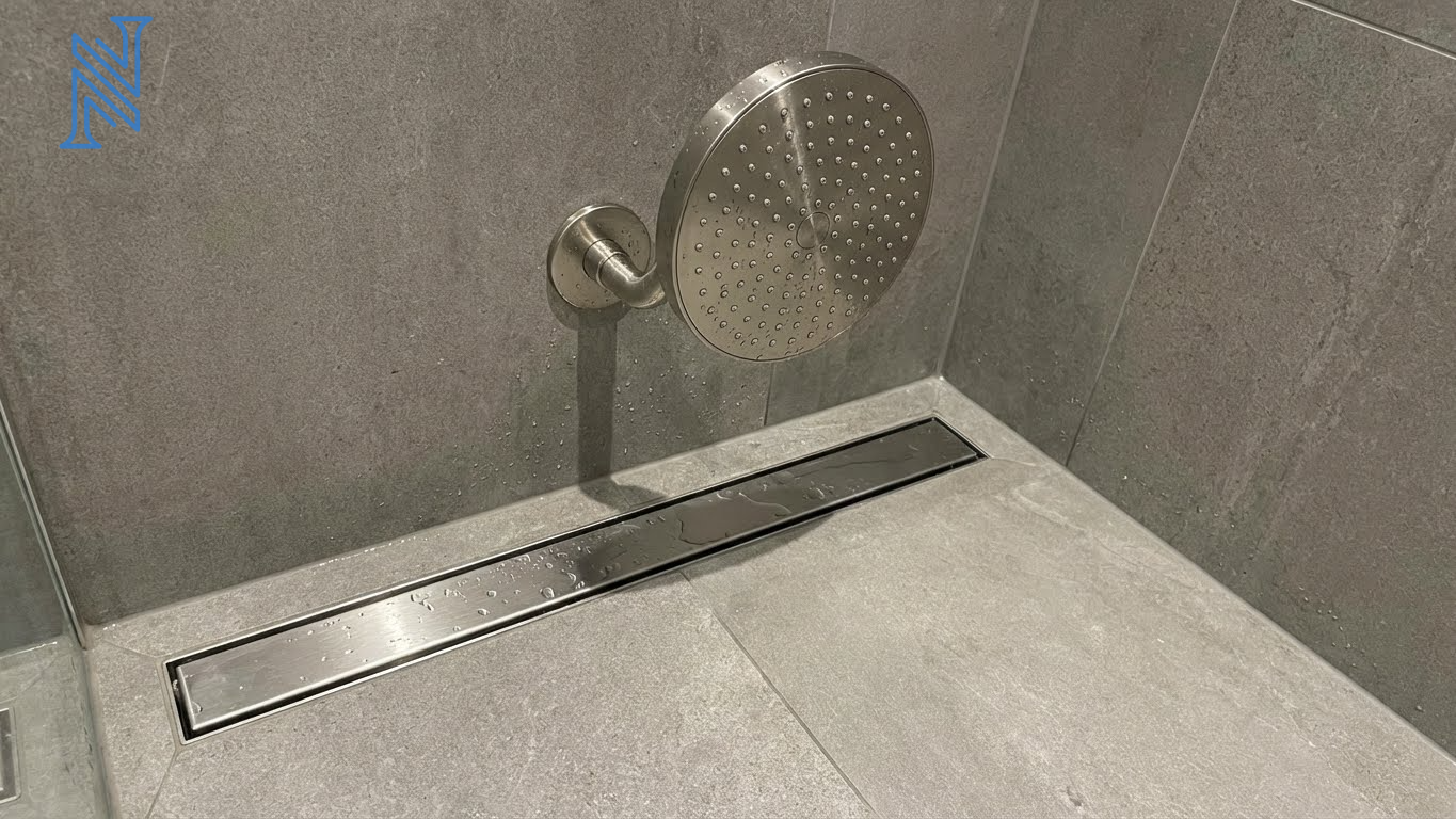 Wall-Mounted Rain Shower Head Design