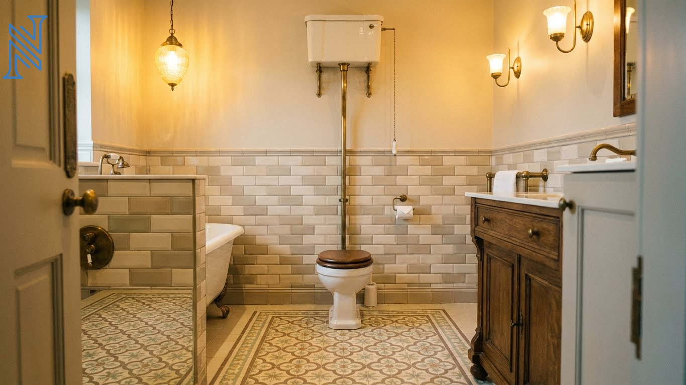 Sleek Modern Toilet Interior Design