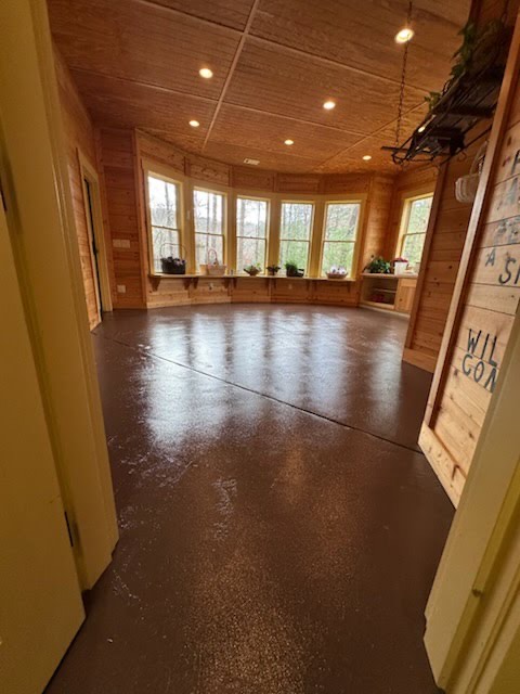 Great Room Basement Slab Paint